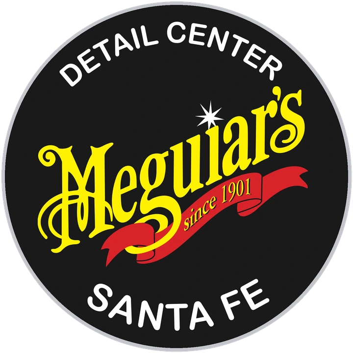 Letrero redondo de Meguiar’s Detail Center Santa Fe